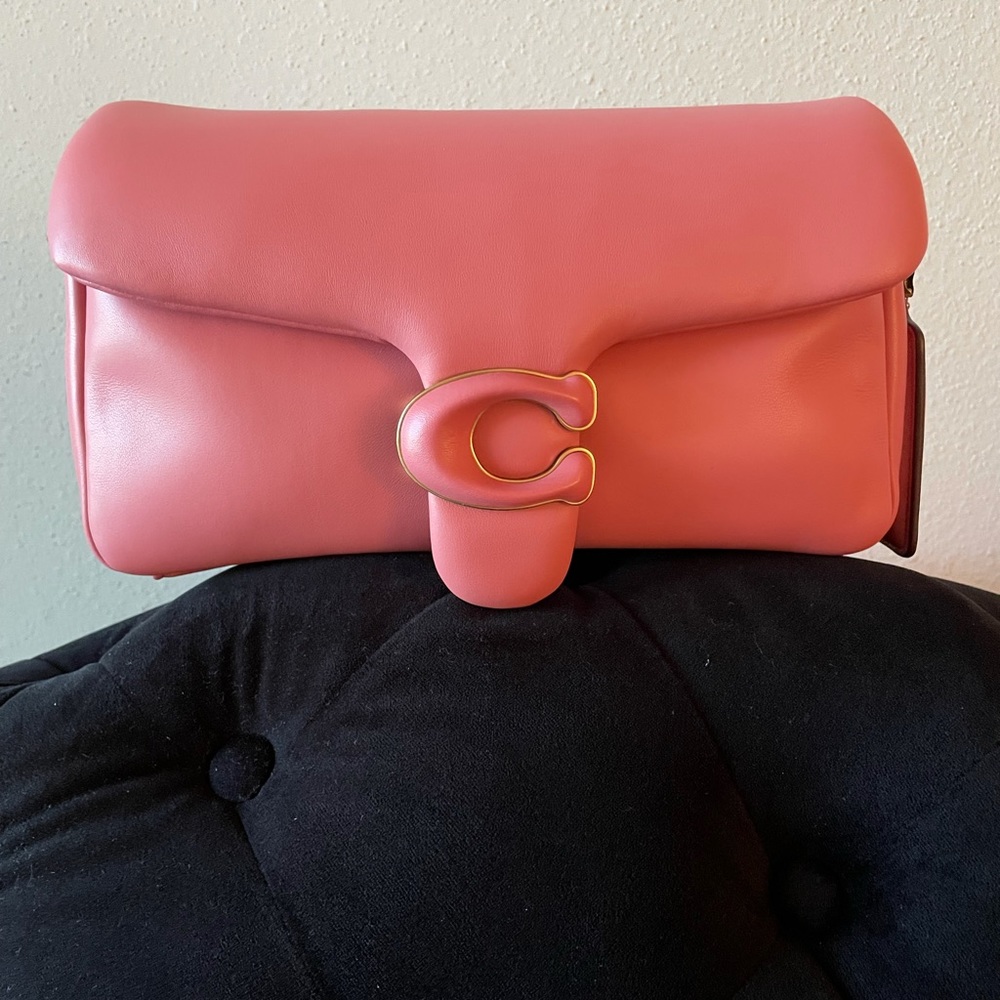 Coach Pillow Tabby Small Leather Shoulder Bag.